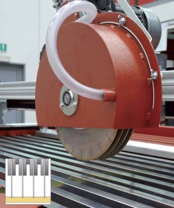 Станок для резки плитки керамогранита CM180 AVTO 