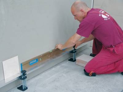 Опора и фиксатор для уровня