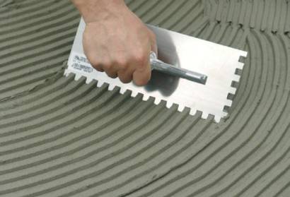 Шпатель 28 х 12 см с прямым зубом