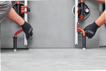 Переноска  Easy Move  с 8-ю вакуумными присосками (с манометром)